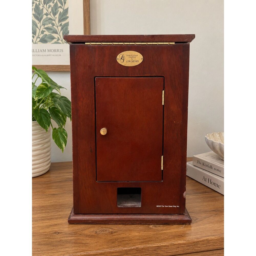 2007 Lori Greiner Wooden Jewelry Organizer Cabinet